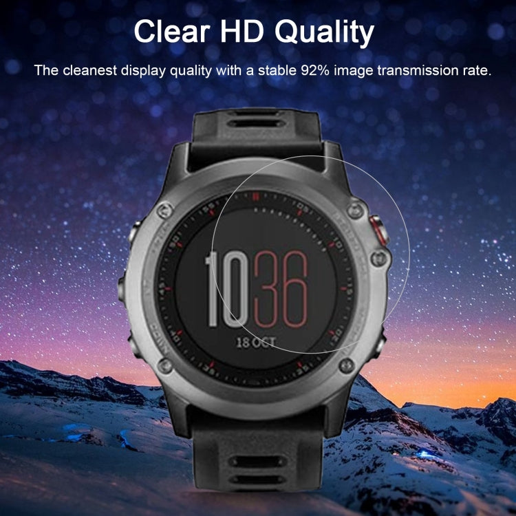 Film protecteur d'écran en verre trempé 0,26 mm 2,5D 9H pour Garmin Fenix 3