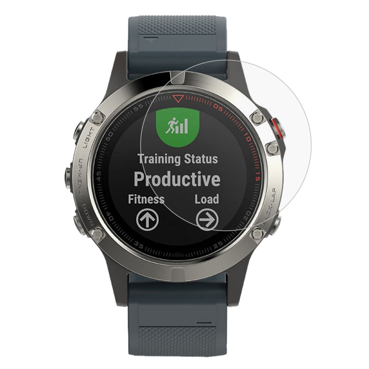 Protector de pantalla de vidrio templado 2.5D 9H de 0.26 mm para Garmin Fenix 5