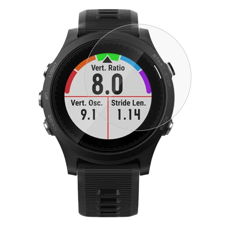 Protector de pantalla de vidrio templado 2.5D 9H de 0.26 mm para Garmin Forerunner 635.