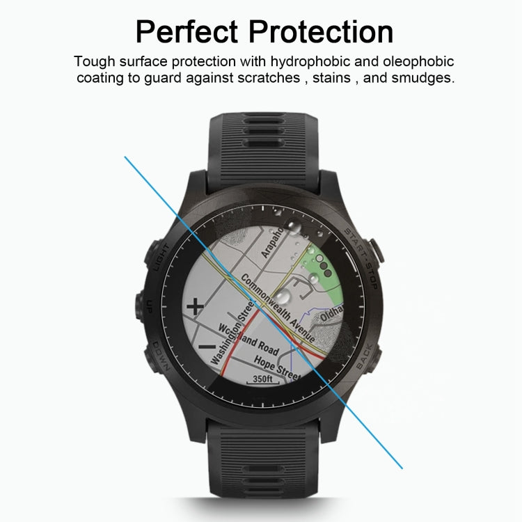 Protecteur d'écran en verre trempé 0,26 mm 2,5D 9H pour Garmin Forerunner 945