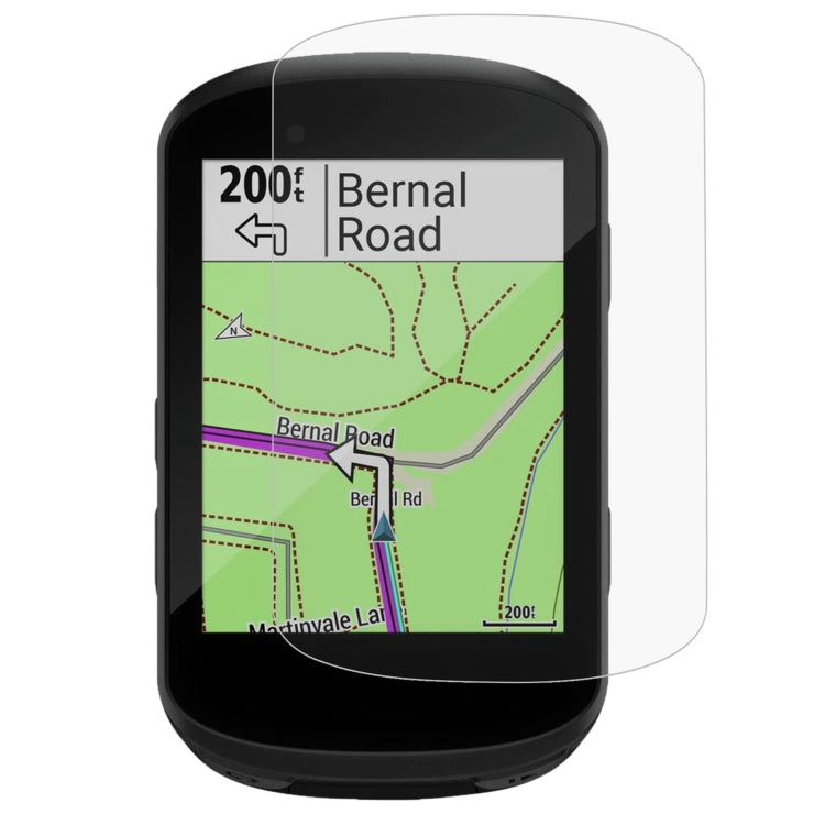 Protecteur d'écran en verre trempé 0,26 mm 2,5D 9H pour Garmin Edge 530