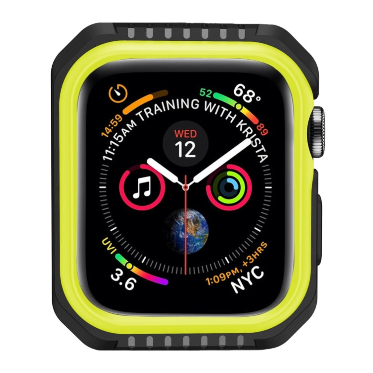 Coque de protection antichoc bicolore pour montre connectée Apple Watch Series 3 38 mm : 38 mm (noir), 38 mm (gris noir), 38 mm (rouge noir), 38 mm (blanc noir), 38 mm (jaune noir), 38 mm (bleu rose), 38 mm (rouge noir), 38 mm (blanc bleu)