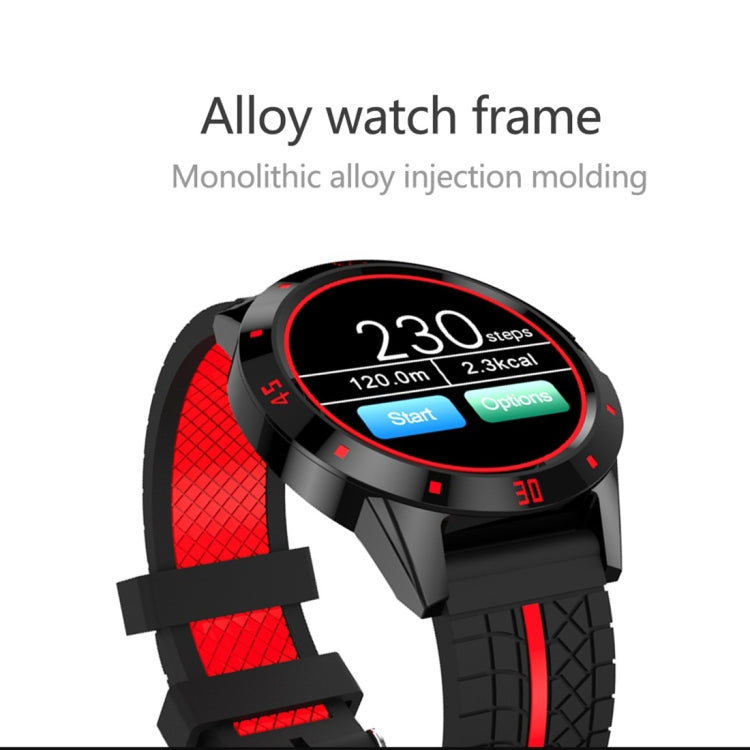 Reloj inteligente N6 con pantalla TFT de 1,3 pulgadas, MTK2502C, Bluetooth 4.0, correa de silicona, monitor de frecuencia cardíaca, podómetro, monitor de sueño y recordatorio de sedentarismo.