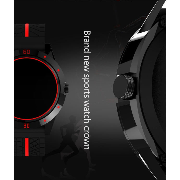 Reloj inteligente N6 con pantalla TFT de 1,3 pulgadas, MTK2502C, Bluetooth 4.0, correa de silicona, monitor de frecuencia cardíaca, podómetro, monitor de sueño y recordatorio de sedentarismo.