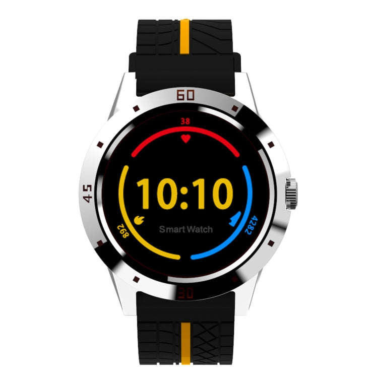 Reloj inteligente N6 con pantalla TFT de 1,3 pulgadas, MTK2502C, Bluetooth 4.0, correa de silicona, monitor de frecuencia cardíaca, podómetro, monitor de sueño y recordatorio de sedentarismo.