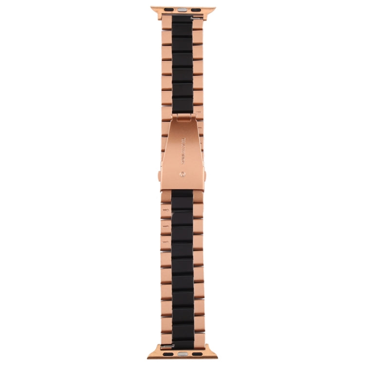 Correa de reloj de acero inoxidable para Apple Watch Series 10 42 mm / 9 y 8 y 7 41 mm / SE 3 y SE 2 y 6 y SE y 5 y 4 40 mm / 3 y 2 y 1 38 mm.