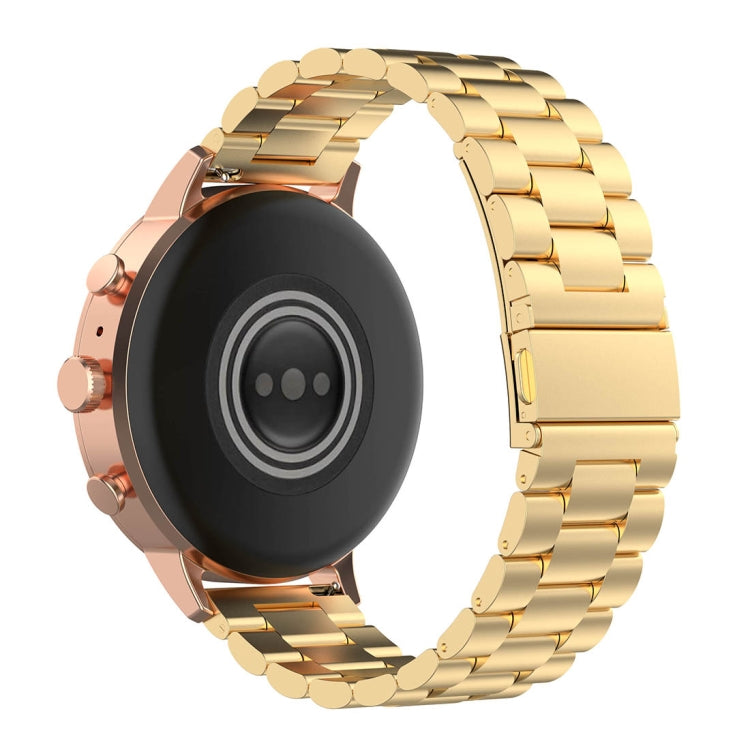Correa de acero de 18 mm para Fossil Sport para mujer, Charter HR y Gen 4 Q Venture HR.