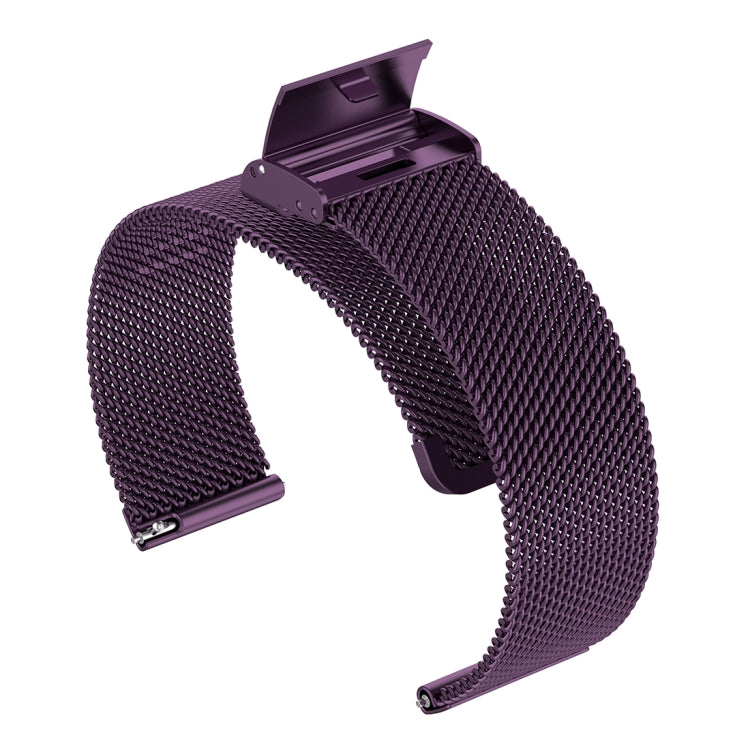 22mm Metal Mesh Wrist Strap Watch Band for Fossil Hybrid Smartwatch HR, Male Gen 4 Explorist HR, Male Sport