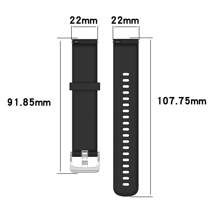 22mm Texture Silicone Wrist Strap Watch Band for Fossil Hybrid Smartwatch HR, Male Gen 4 Explorist HR, Male Sport