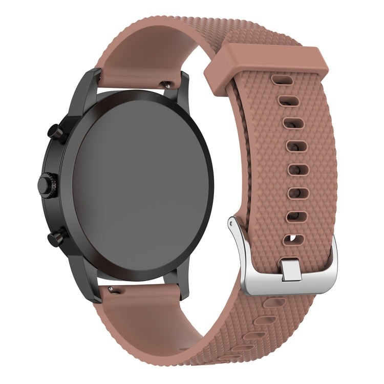 22mm Texture Silicone Wrist Strap Watch Band for Fossil Hybrid Smartwatch HR, Male Gen 4 Explorist HR, Male Sport
