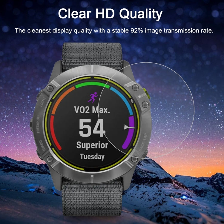 Protector de pantalla de vidrio templado para reloj inteligente Garmin Enduro.