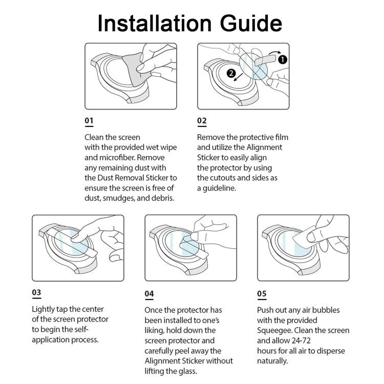 Protector de pantalla de vidrio templado para reloj inteligente Garmin Enduro.