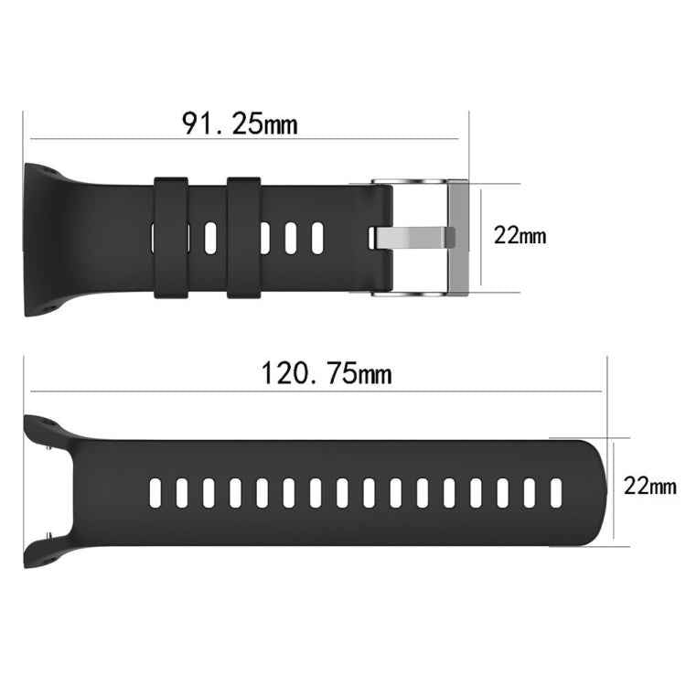 Silicone Watch Band for SUUNTO Trainer Wrist HR