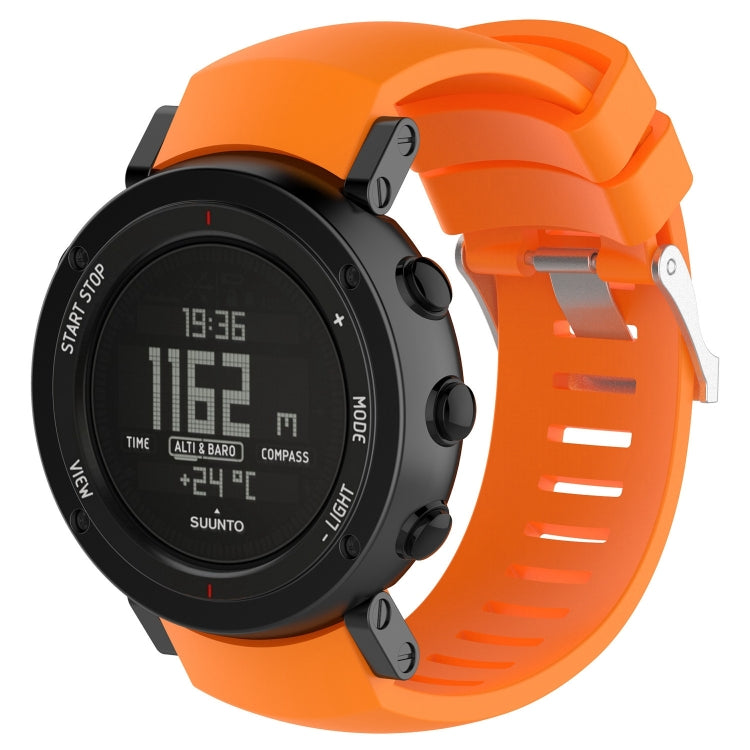 Silicone Watch Band for SUUNTO Core ALU Black