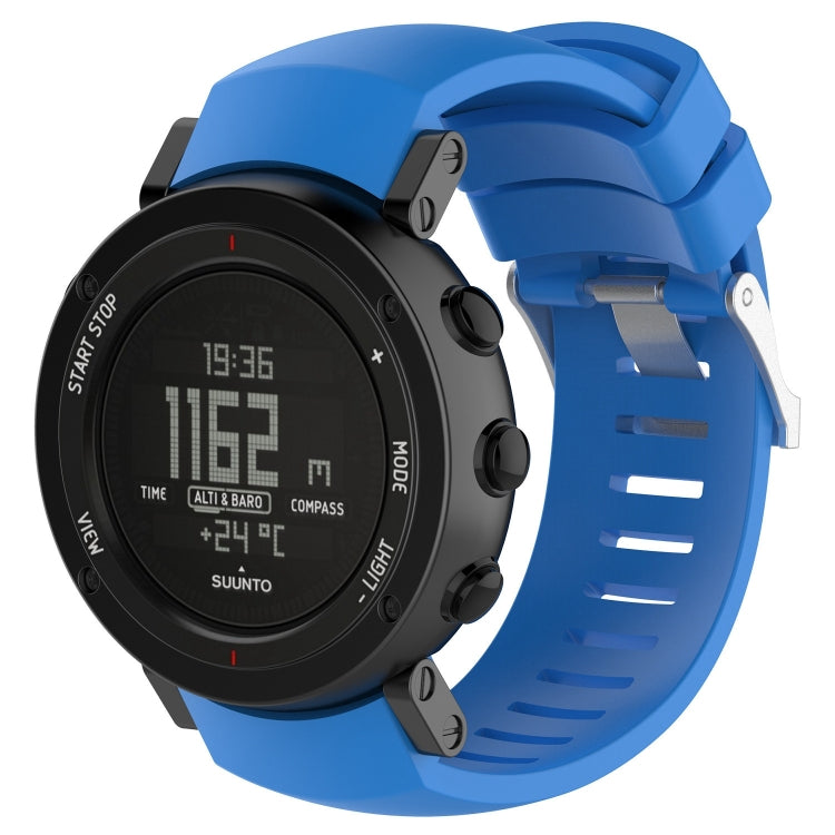 Silicone Watch Band for SUUNTO Core ALU Black