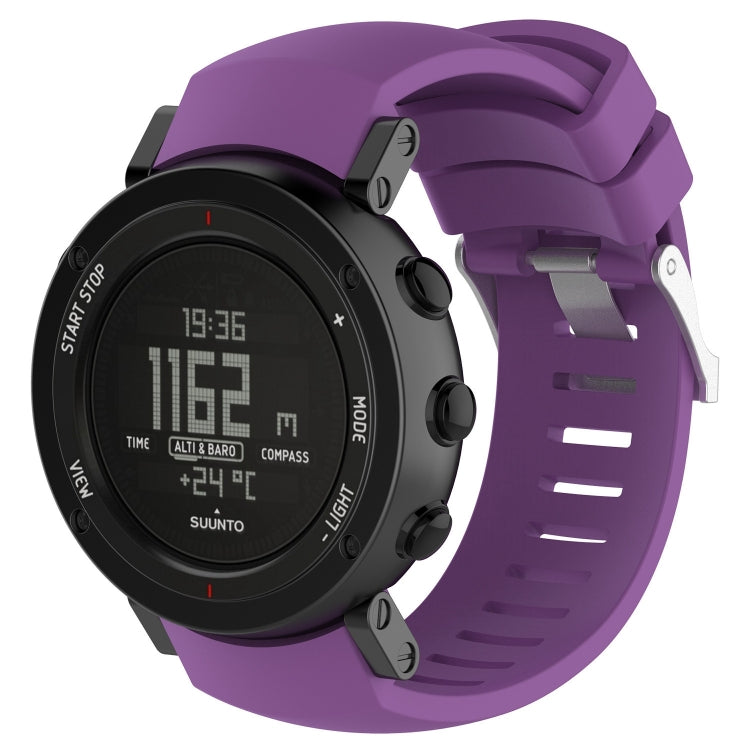 Silicone Watch Band for SUUNTO Core ALU Black