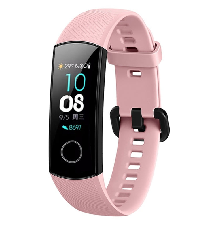 Solid Color Silicone Watch Band for Huawei Honor Band 4