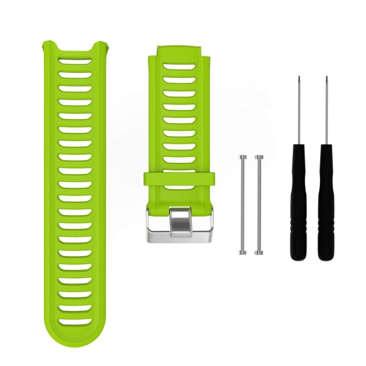 Solid Color Silicone Watch Band for Garmin Forerunner 910XT