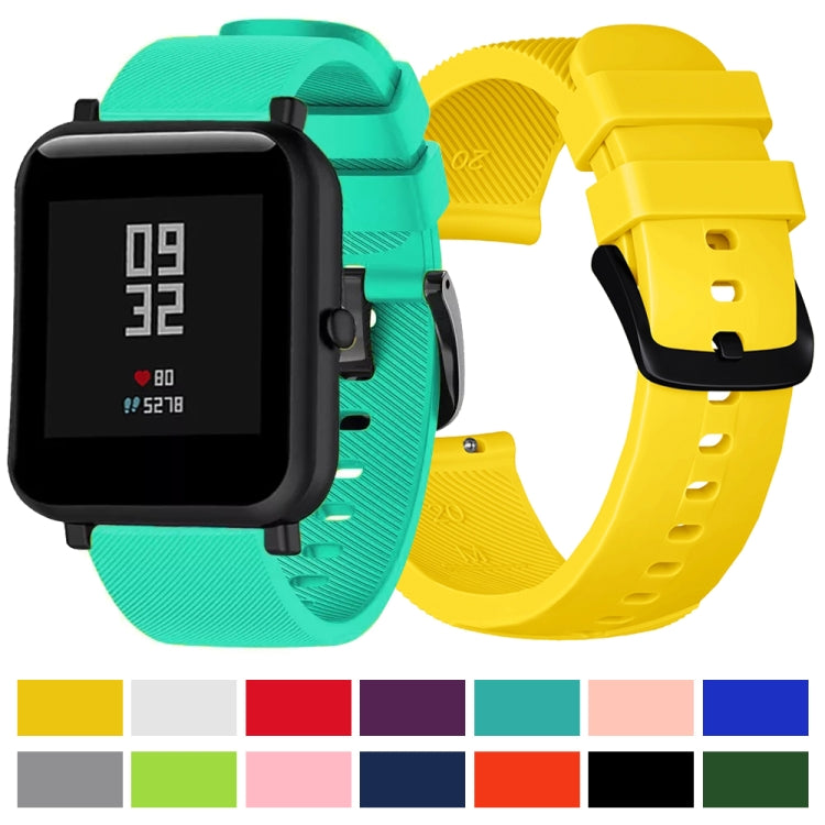 Correa de silicona con textura Crazy Horse para Huami Amazfit Bip Lite de 20 mm