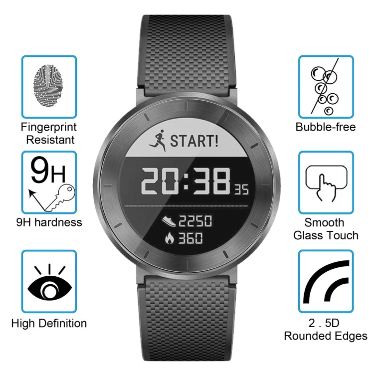 2 PCS ENKAY Hat-Prince for Huawei Honor S1 Smart Watch 0.2mm 9H Surface Hardness 2.15D Explosion-proof Tempered Glass Screen Film