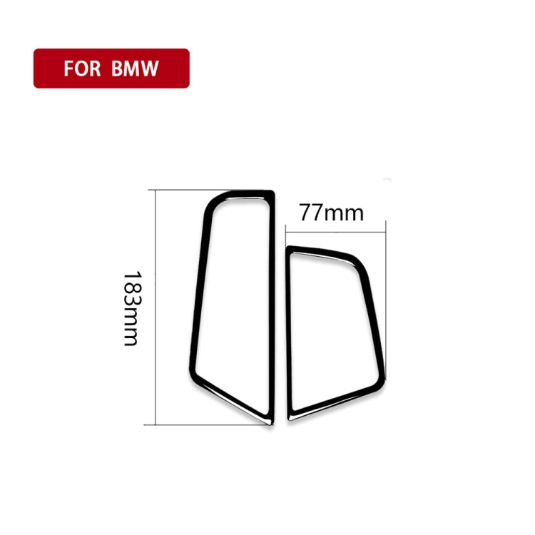 Adhesivo decorativo para el marco de la salida de aire lateral del coche BMW Serie 5 F10 2011-2017, volante a la izquierda.