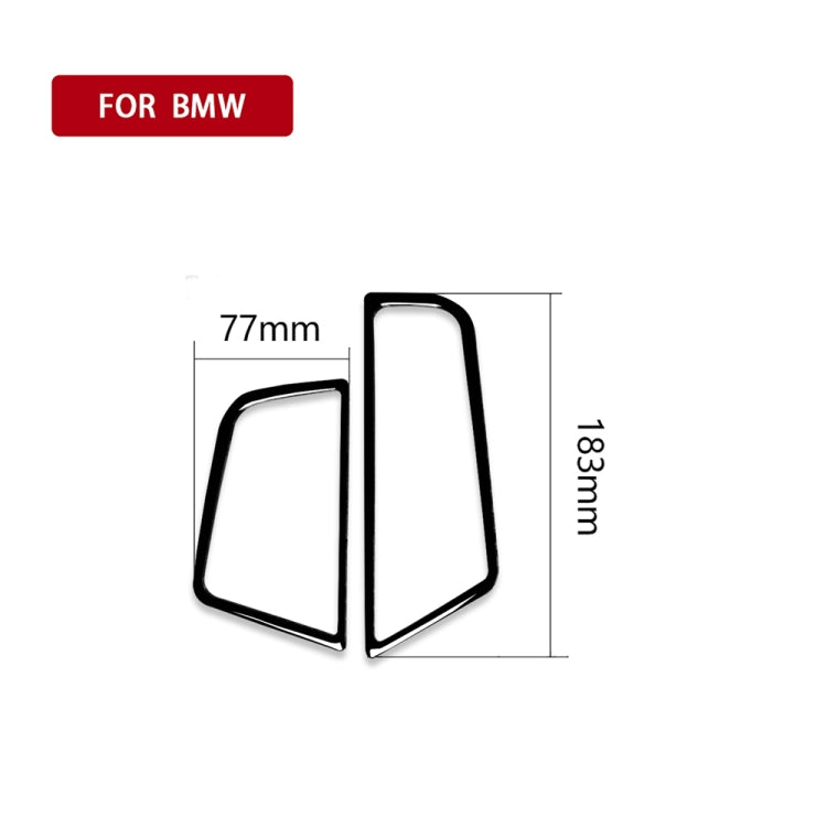 For BMW 5 Series F10 2011-2017 Car Side Air Outlet Frame Decorative Sticker,Right Drive, Side Air Outlet Frame,Right Drive