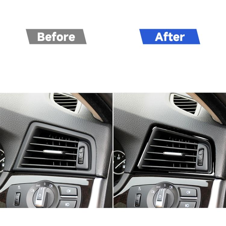 For BMW 5 Series F10 2011-2017 Car Side Air Outlet Frame Decorative Sticker,Right Drive, Side Air Outlet Frame,Right Drive