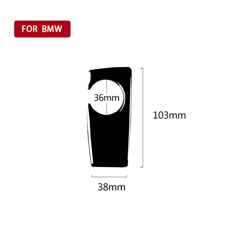 For BMW 5 Series F07 F10 F25 F26 / GT X3 X4 2009-2016 Car Handbrake Below Panel Decorative Sticker, Right Drive, Handbrake Below Panel, Right Drive