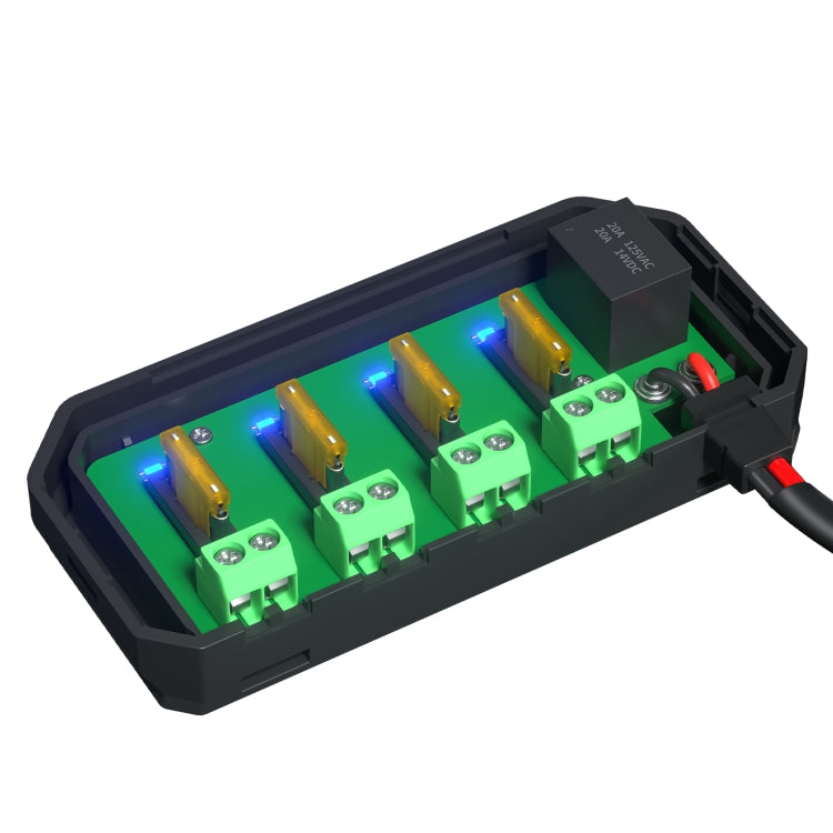 CS-1785A1 Motorcycle / Car Relay Quick Wiring Fuse Box, CS-1785A1 12V