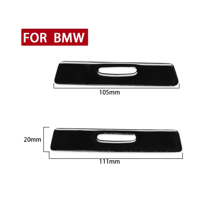 For BMW 3 Series E90 2005-2012 2pcs Car Cup Holder Decorative Sticker, Left and Right Drive Universal, Car Cup Holder