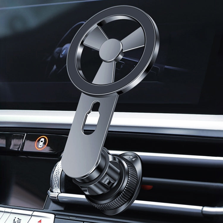 F73 MagSafe Magnetic Suction 360 Degree Rotating Car Phone Holder, F73