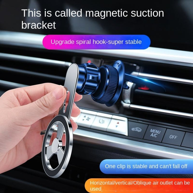 F73 MagSafe Magnetic Suction 360 Degree Rotating Car Phone Holder, F73