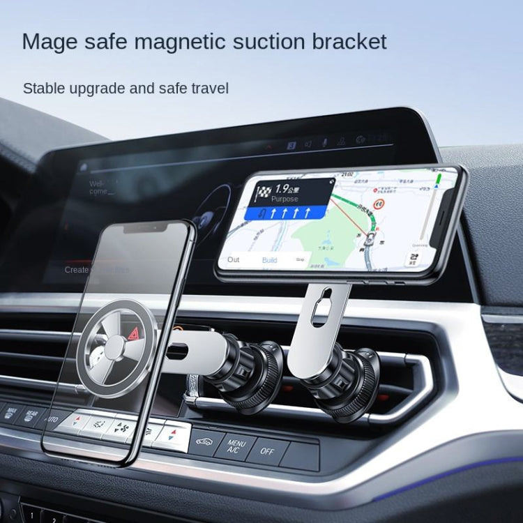 F73 MagSafe Magnetic Suction 360 Degree Rotating Car Phone Holder, F73