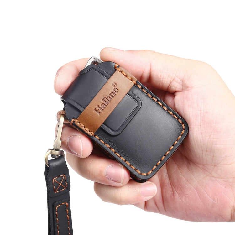 For Lexus 3-button Hallmo Car Cowhide Leather Key Protective Cover Key Case, C128