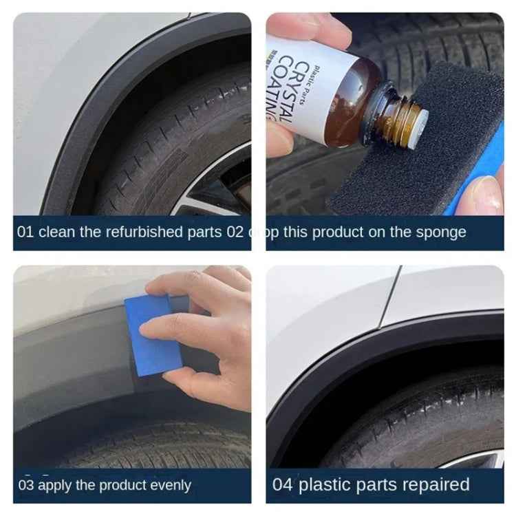Car Crystal Plating Plastic Refurbishment Fluid, Capacity: 30ml
