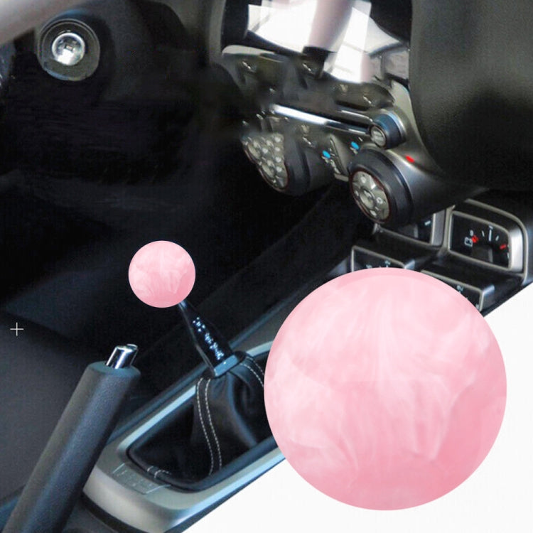 Car Modified Marble Star Gear Head Shifter Cover with Adapter, Light Blue, Purple, Pink, Green, Light Green