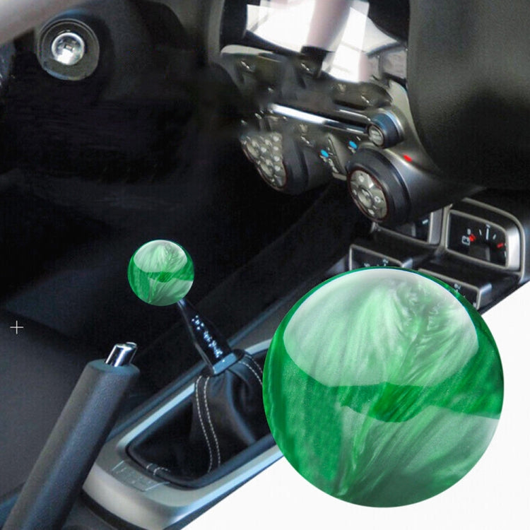 Car Modified Marble Star Gear Head Shifter Cover with Adapter, Light Blue, Purple, Pink, Green, Light Green