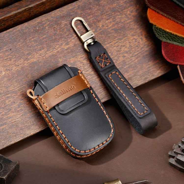 For Kia Sportage R / K5 / K4 / K2 / KX3 Hallmo B Style Car Cowhide Leather Key Protective Cover Key Case