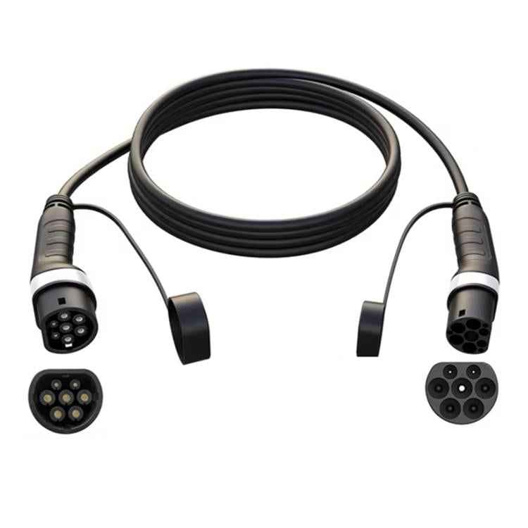 Feyree European Standard New Energy Electric Vehicle Charging Pile Double-ended Extension Cable, 480V 16A