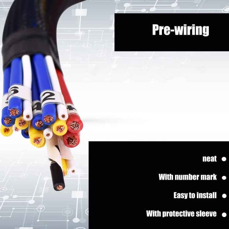 12V 5 Pin Car 6 Slots Waterproof Relay Fuse Box with Cable, 12V