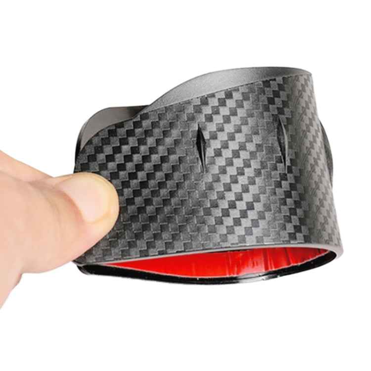 Car Rear View Mirror Rain Eyebrow Cover Catering Mirror PVC Carbon Fiber Pattern Rain Shield