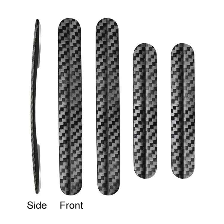4 in 1 Car Door Anti-Static PC Carbon Fiber Anti-Collision Strip