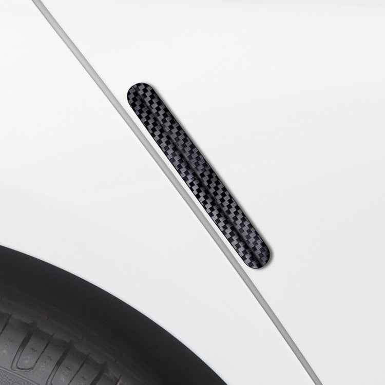 4 in 1 Car Door Anti-Static PC Carbon Fiber Anti-Collision Strip