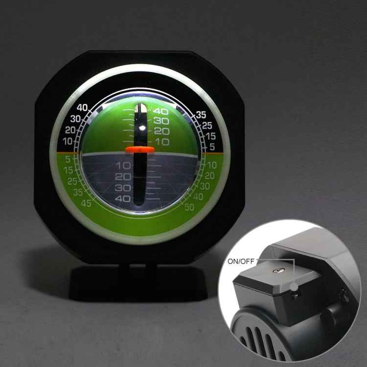 PDY-5 Car Inclinometer Level Meter Car Decoration with LED Light, PDY-5