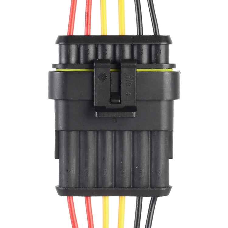 10pcs 5P Car Waterproof Plug Car Connector Plug-In, Length:10cm