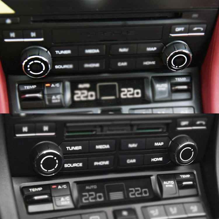 For Porsche Cayenne Car Left CD Player Volume Adjustment Knob Cover 97064292901