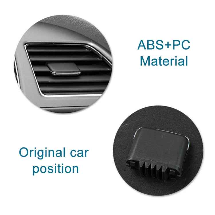 For Lexus ES240 Left-hand Drive Car Middle Air Conditioning Air Outlet Paddle 55660-33210, For Lexus ES240 / ES350 (Black)