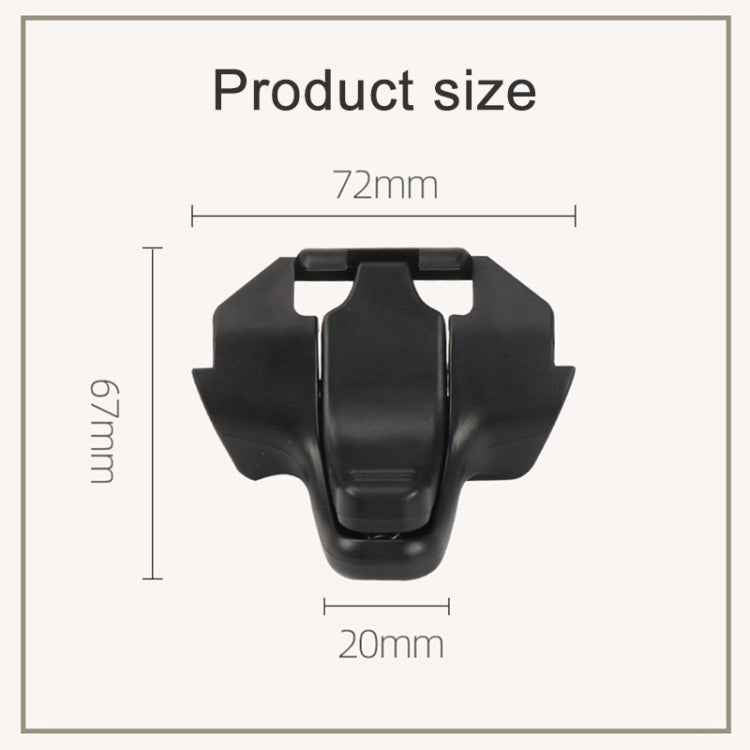 Car Window Shade Fixing Buckle for Land Rover Freelander 2, Left Driving, Style:Flat