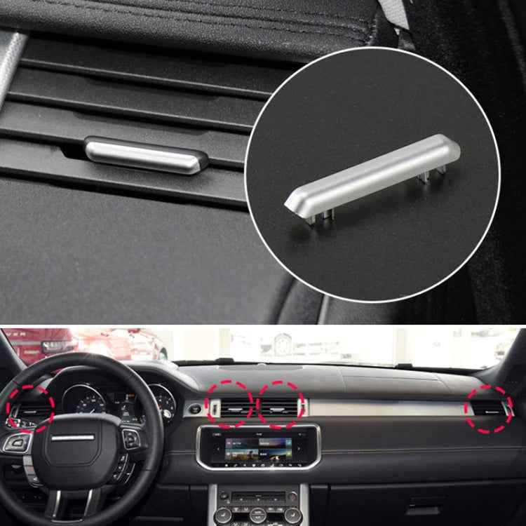 Air Outlet Adjustment Electroplating Strip for Land Rover Range Rover Evoque 2012-2019, Left Driving