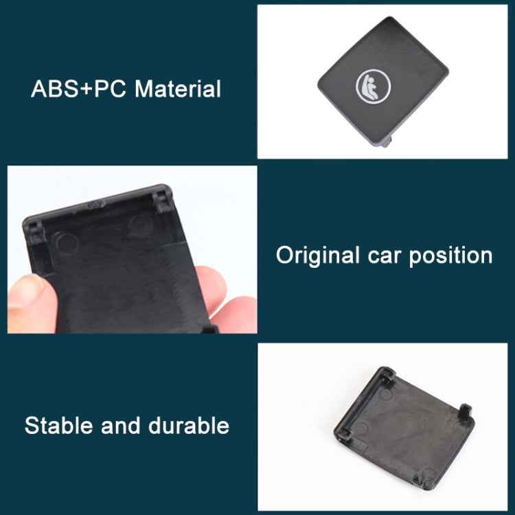 Rear Child Seat Belt Buckle Cover For volvo V90 / S90 / S60 / XC40 / XC60, Left-Drive